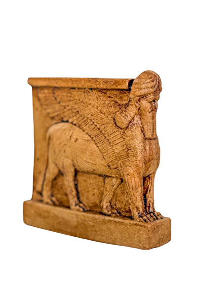 ArkeoArt Design Asur Lamassu Heykeli - 12cm