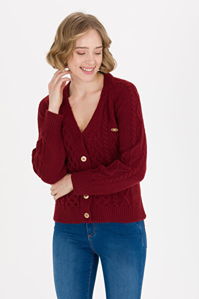 U.S. Polo Assn. Women's Cherry Sweater Cardigan 50253654 -Vr223