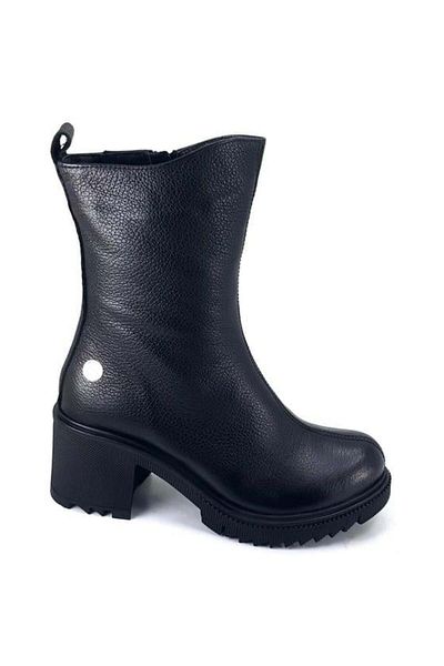 Mammamia 1305 Genuine Leather Daily Women's Boots-Black