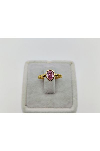 Alina Jewelry Adjustable Gemstone Rings - Tourmaline, Crystal Quartz, Citrine, Peridot and Ruby
