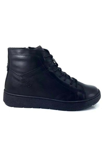 Mammamia 1905 Genuine Leather Daily Women's Boots-Black