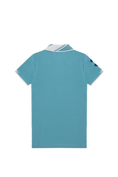 U.S. Polo Assn. Μπλουζάκι Boy's Turquoise Basic Polo Neck 50249580 -VR093