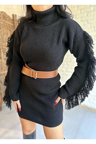 moneta boutique Ženske ručke Sa resama Pletena haljina