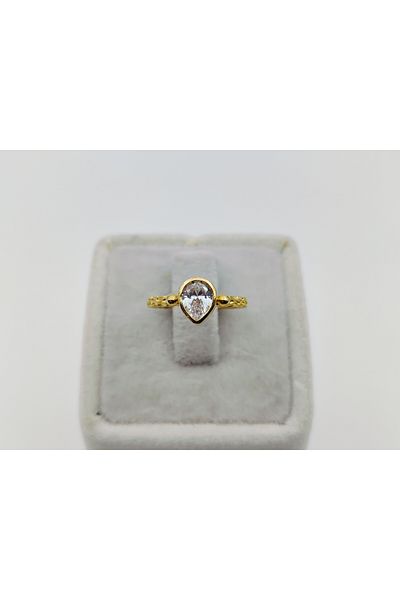 Alina Jewelry Adjustable Gemstone Rings - Tourmaline, Crystal Quartz, Citrine, Peridot and Ruby