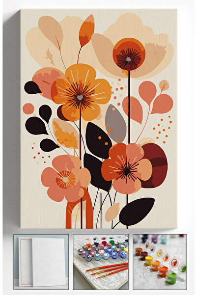 Sulepas Sayılarla Boyama Çerçeveli Hobi Seti Numaralı Tuval SANATSAL Fırça Bo...