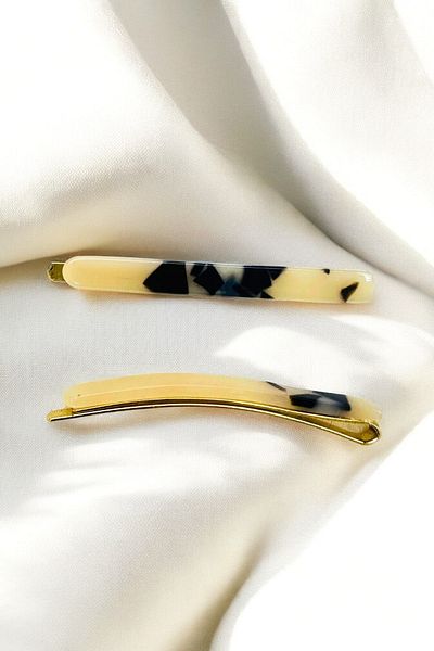 PETEK AKSESUAR 2 PCS ACRYLIC BONE QUALITY WIRE BUCKLE