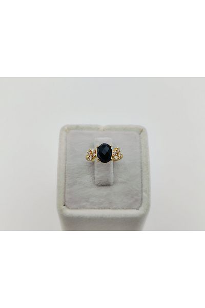 Alina Jewelry Adjustable Gemstone Rings |   Turquoise, Ruby, Emerald, Black Onyx, Rose Quartz and Aquamarine