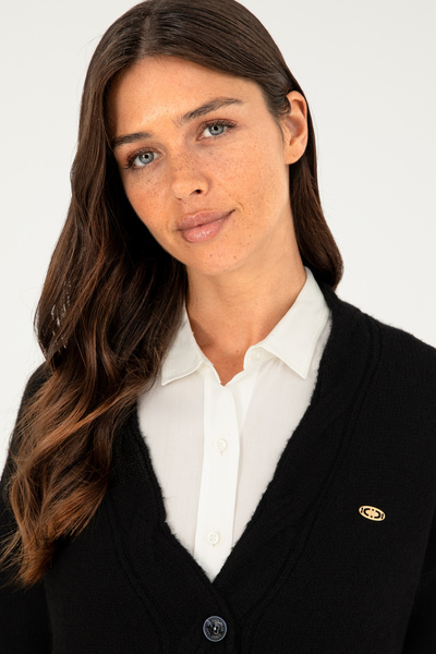 U.S. Polo Assn. Kadın Lacivert Triko Hırka 50253652-VR033