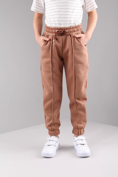 Perendi Unisex Παιδική Φούτερ - Άνετη Εφαρμογή, Ελαστική και Fleece, Καφέ