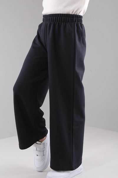 Perendi Άνετη κοριτσίστικη φούτερ με φαρδιά κοπή Navy Blue