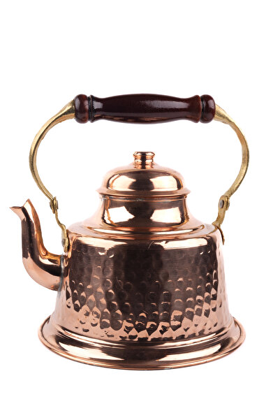 Zinnun Bakır Tek Alt Çaydanlık 2 lt