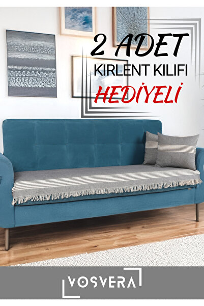 vosvera Чохол на диван-ліжко з натуральної бавовни - 100x225 см, подарунок, 2...