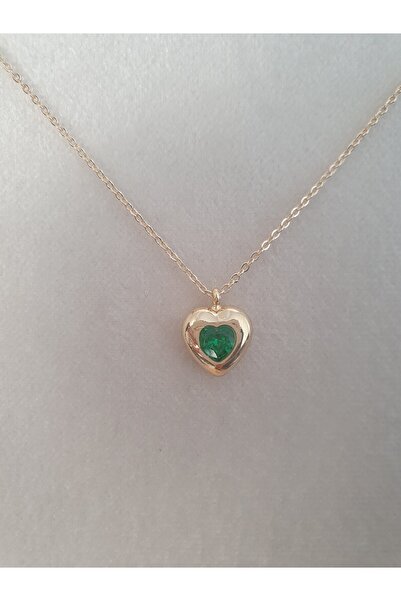 BS JEWELRY Kalpli Zirkon Taşlı Kolye