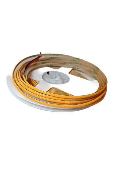 ELEKTRONİKALED 12Volt  3mm IP20 400Ledli İnce Esnek Cob Şerit Led (5 metre)