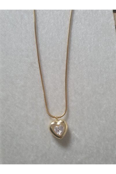 BS JEWELRY Heart Steel Necklace