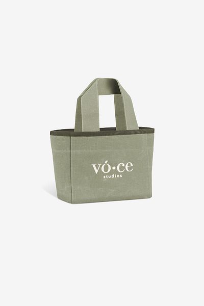 voce studios Canvas Mint Green Mini Bag