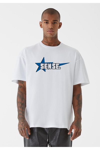 9N1M SENSE Herren SENSE Y2K STAR T-Shirt