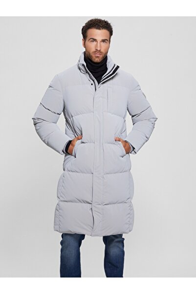 Guess معطف طويل من ريش الإوز للرجال من Space