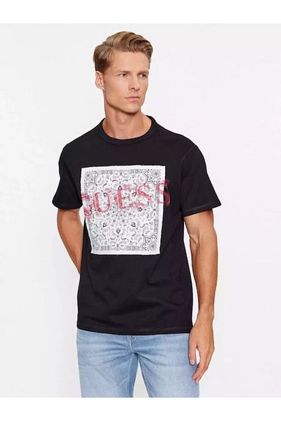 Guess Ανδρικό T-shirt με κανονική εφαρμογή Cachemire