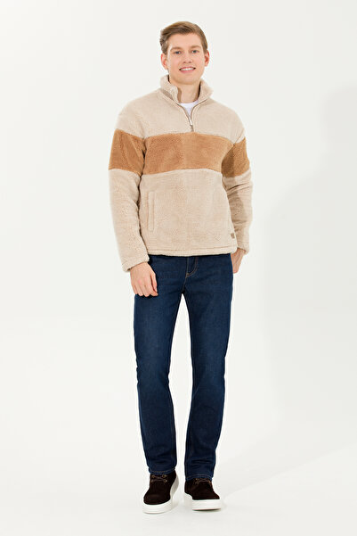 U.S. Polo Assn. بنطال جينز رجالي باللون الأزرق الداكن 50261259 -DN0023