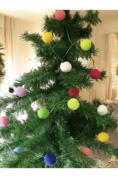 Armada Ειδικό χριστουγεννιάτικο στολίδι με πομπόν 1,5 μέτρων (15 τεμάχια πομπ...