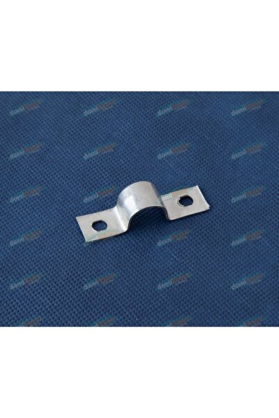 domiRobot Boru Kelepçesi Elektro Galvaniz Kaplı ve Çift Kulaklı 15mm - 20 adet