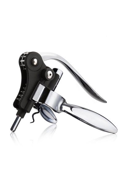 Vacu Vin Stainless Steel Black Boxed - Horizontal Lever Corkscrew