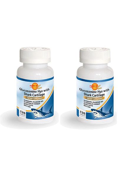 Force Nutrition Hyaluronic Shark Cartilage - 120 Tablets 2 Boxes