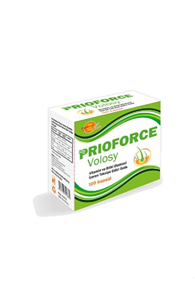 Force Nutrition كبسولة العناية بالشعر Prioforce Volosy 120| 1 قطعة