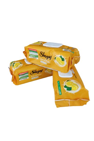 Sleepy Yüzey Temizlik Havlusu Limon Özlü 3x100 Yaprak