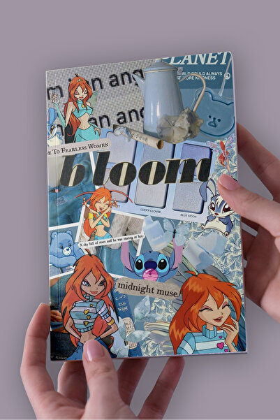 Namgo Winx Bloom Kolaj A5 Çizgisiz Defter (50 Sayfa)
