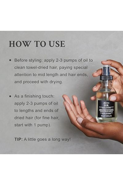 Davines Natural Product Oi Hair Oil Betacarotene Rich Softening Hair Oil 456 10 Eva Hairdresser 60