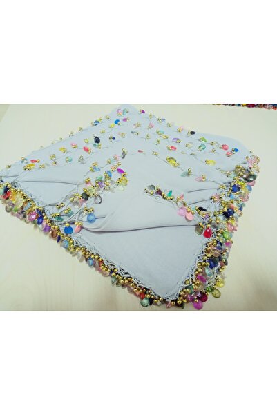 hoaryage El  Emeği Kristal Damla Taş Boncuklu Yazma ,Tülbent Yemeni, Fular ,4...