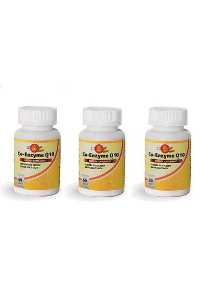 Meka Nutrition Coenzym Q10 125 Mg - 60 Tablets Set of 3