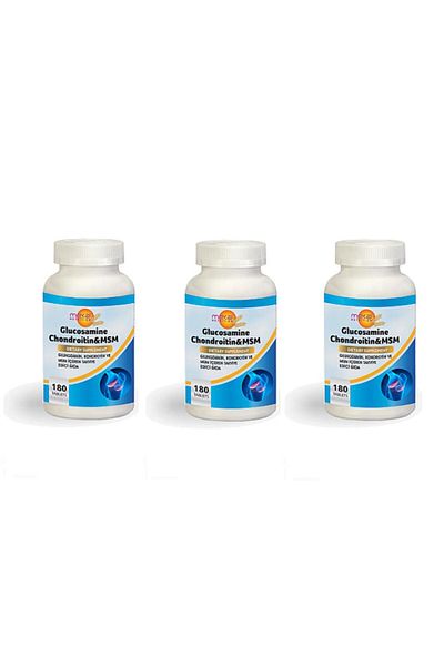 Meka Nutrition Glucosamine Chondraitin Msm 180 Tablet 3 Boxes