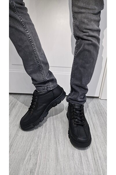 MODESA BY KAVCAR مجموعة جديدة من الأحذية الجلدية الشتوية للرجال من الجلد الأسود للرحلات