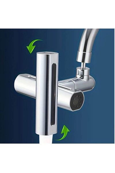 Hane216 4 in 1 Adjustable Tap End - Waterfall Kitchen Faucet, Multifunctional
