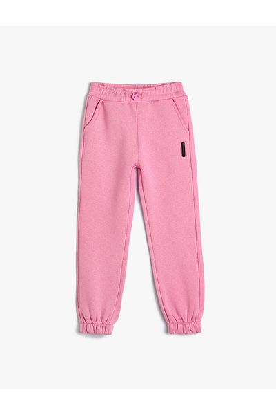Koton Basic Jogger Sweatpants με λεπτομέρεια τσέπης - Ελαστική μέση