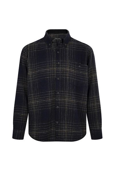 FABİO CASSANİ Мъжка зимна риза Lumberjack, стандартна кройка, тъмносиня, 6916