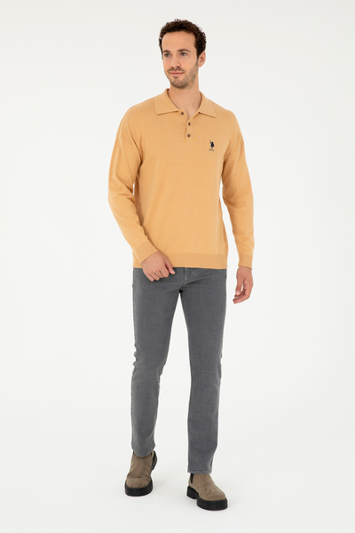 U.S. Polo Assn. Erkek Camel Basic Kazak 50293506-VR015