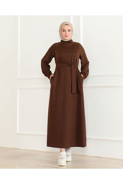 MSK Fashion Φόρεμα με ζιβάγκο με δύο κλωστές