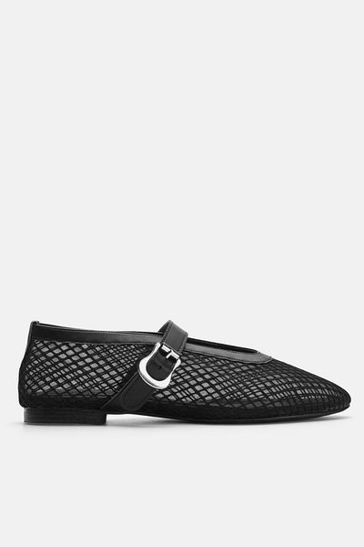 Jorbinol Women's Mesh Ballerinas - With Allen Accessories