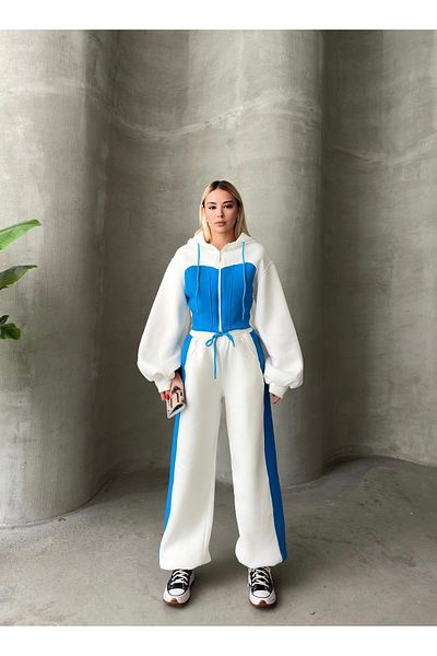 Jeevee Σετ φόρμας Loose Cut 3 Thread Crop Cardigan