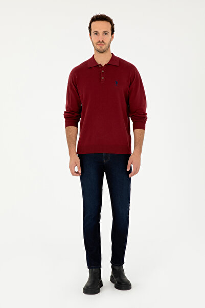 U.S. Polo Assn. Erkek Bordo Basic Kazak 50293506-VR014