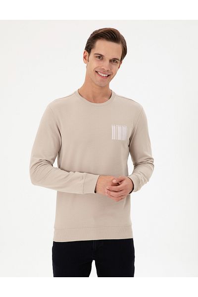 U.S. Polo Assn. Men's Stone Sweatshirt 50290252 -Vr049