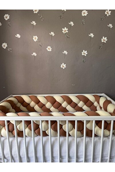ısıklıtoplarrengarenk 540 cm 4 Knitted Crib Protection