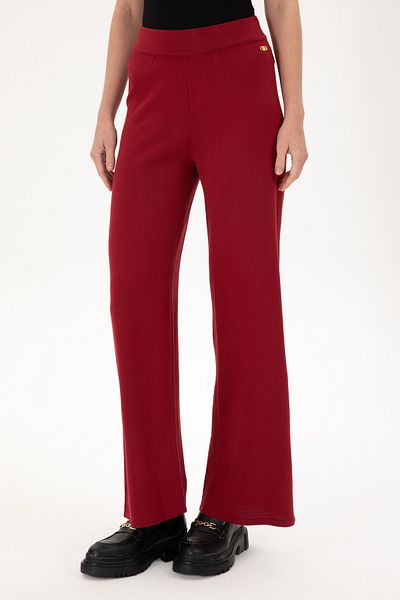 U.S. Polo Assn. Women's Cherry Loose Fit Knitwear Trousers 50297151 -Vr223