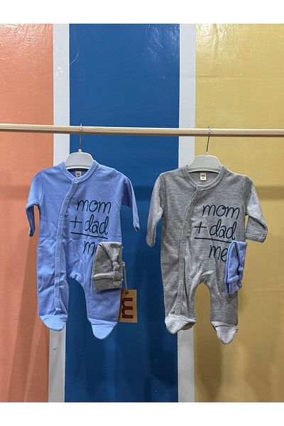 MİNİLOPPOO Floral Printed 2-Piece Baby Set - Miniloppoo