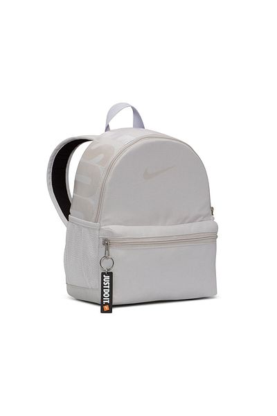 Nike Brasilia JDI Mini (11L) Unisex γκρι καθημερινό σακίδιο πλάτης DR6091-078