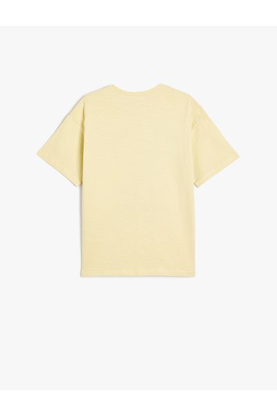 Koton T-Shirt Cactus Printed Short Sleeve Crew Neck Cotton